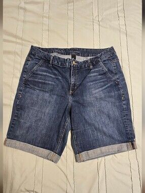 Lane Bryant Women's Bermuda Denim Shorts Size 20